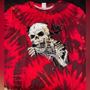 Nike Skeleton Tie Dye Tee
